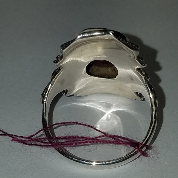 New Sterling Silver Ruby Ring - Picture 5 of 7